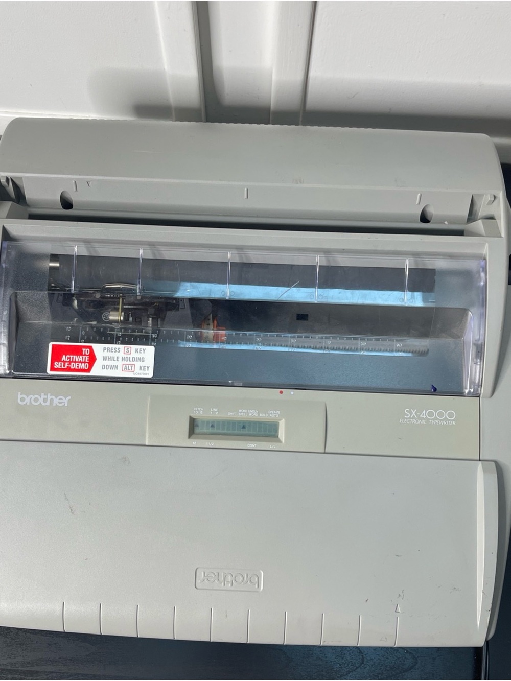 Brother SX-4000 Electronic Typewriter~ TESTED & Working